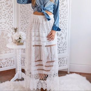 Lace Maxi Skirt